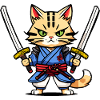 Chat samouraï #30