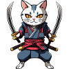 Samurai Cat #33