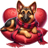 German Shepherd Art