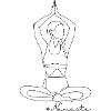 Namaste, Femme, Yoga