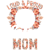Laute stolze Fußballmutter floral