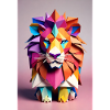 Origami Lion