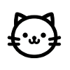Minimalistisches Katzendesign