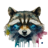 Waschbär Krafttier