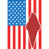 Eiscreme US Flagge