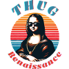Hipster Mona with Retro Vibe