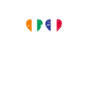 Côte d’Ivoire France Heartbeat Flag