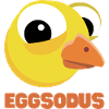 Funny chick pun EGGSODUS