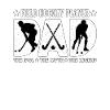 Joueur de hockey sur gazon Papa L’idole Le gardien de but de hockey