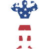Sport Us Flag Bodybuilding