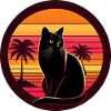 chat noir retrosunset