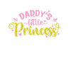 Daddy's little princess father daughter