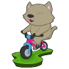 Cat Bicycle