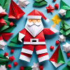 Origami Santa Clause