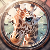 L'horloge girafe