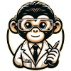 Cute Monkey Scientist