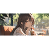 Girl with Coffe