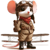 Cute Mouse Pilot