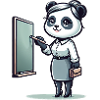 Cute Panda Teacher