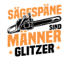 Sägespäne sind Männer Glitzer