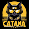 CATANA: Chat noir à lunettes.