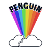 Penguin Rainbow Kaiserpinguin Seevogel