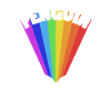 Penguin Rainbow Kaiserpinguin Seevogel