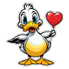 Duck Heart - Valentine's Day
