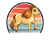 Shetland Pony Retro