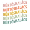 Kürtőskalács font design