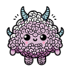 Smiling Amigurumi Monster
