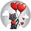Cat Heart - Valentine's Day