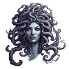 Medusa / Greek Mythology / Serpent's Head