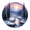 Winter Magic Landscape