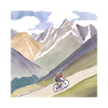 Bicycle Love Mountain