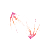 Geometric Diamond Frame Neon