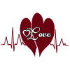 Love with heart