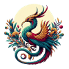 Elegant Simurgh