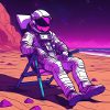 Astronaut on Mars