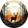 Rehe im Wald
