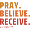 Pray Believe Receive Gradient