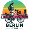 Berlin Skyline Cycling Illustration