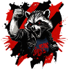 Wütender Waschbär, Anarchie, Revolution, Faust