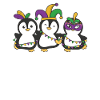 Mardi Gras Penguin Carnival Costume