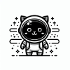 bébé chat astronaut