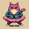 Bad Ass Ballerina Cat
