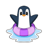 Été de la piscine Penguin