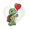 Turtle Heart - Valentine's Day