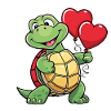 Turtle Heart - Valentine's Day