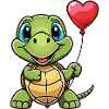 Turtle Heart - Valentine's Day